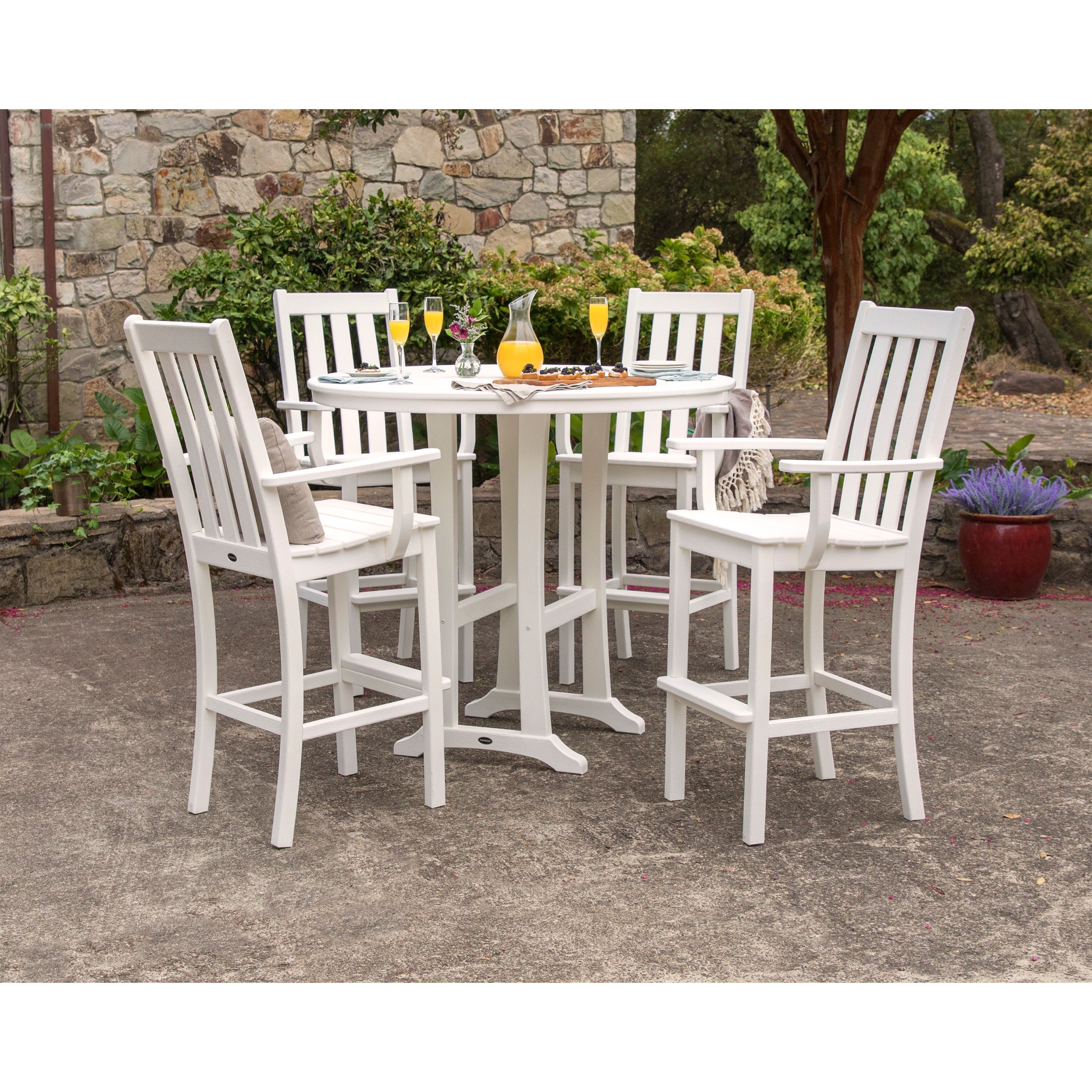 Vineyard 5-Piece Round Bar Set